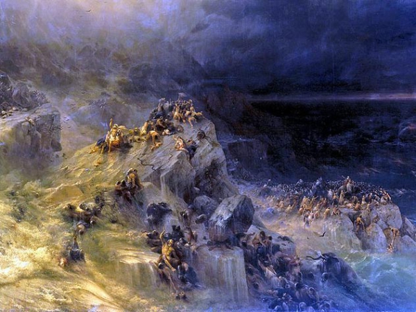 &quot;Всемирный потоп&quot;. Картина Ивана Айвазовского, 1864 год