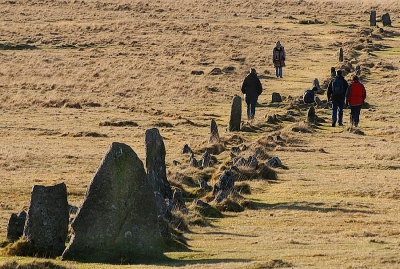 Merrivale каменный ряд (Merrivale stone row)