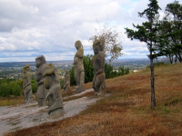 Каменные половецкие бабы (г.Кременец)