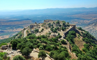 Мегалитические блоки крепости Нимрод