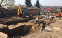 Археологические раскопки в центре Курска. Уже найдено 11 захоронений