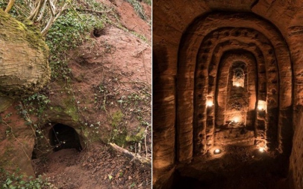 В Англии обнаружена пещера тамплиеров