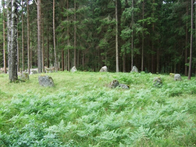 Каменный круг Rokkeveien (Rønneld stone circle)