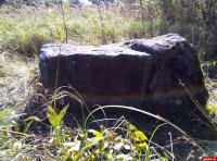 Культовый камень в окрестностях городища «Бабья гора»