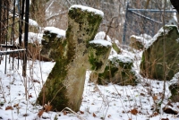 Каменные кресты в деревне Бабцы