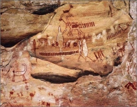 Серра-да-Капивара (Cave paintings at Serra da Capivara)